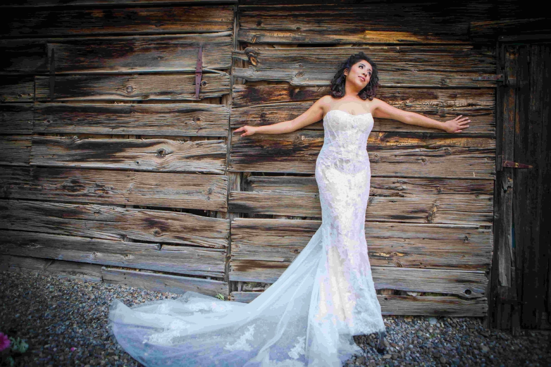 Photo of the model wearing a bridal gown #2